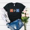 National Public Radio NPR logo t shirt RF