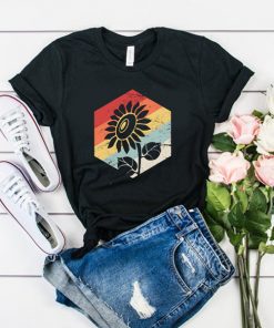 Retro Sunflower t shirt RF