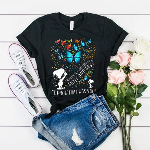 Snoopy Butterfly t shirt RF