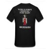 there is always sunshine in my heart wacko maria t shirt back RF