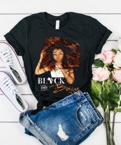 Black And Boujee African Girl t shirt RF