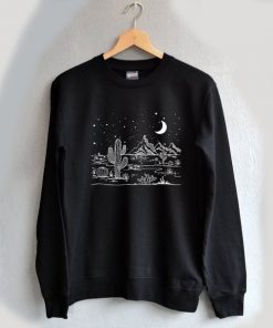 Desert starry night sweatshirt RF