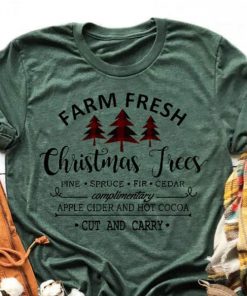 Farm Fresh Christmas t shirt RF