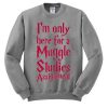 I'm Only Here For A Muggle Studies Assignment sweatshirt RF