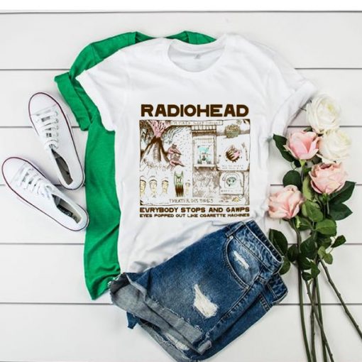 Radiohead Everybody Stops and Gawps t shirt RF