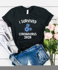 i survived corona virus 2020 t shirt RF