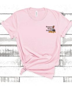 Dog Limited Rappers With Puppies Pink t shirt RF