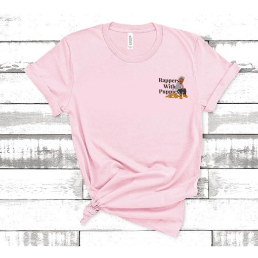 Dog Limited Rappers With Puppies Pink t shirt RF