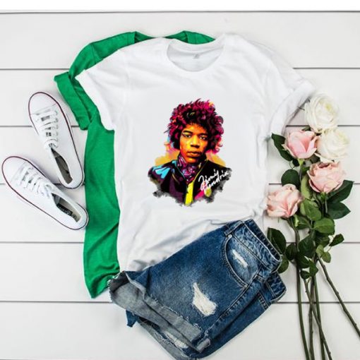 Jimi Hendrix Potret t shirt RF