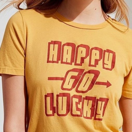 Happy Go Lucky t shirt RF