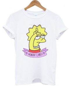 Lisa Simpson Nobody Cares t shirt RF