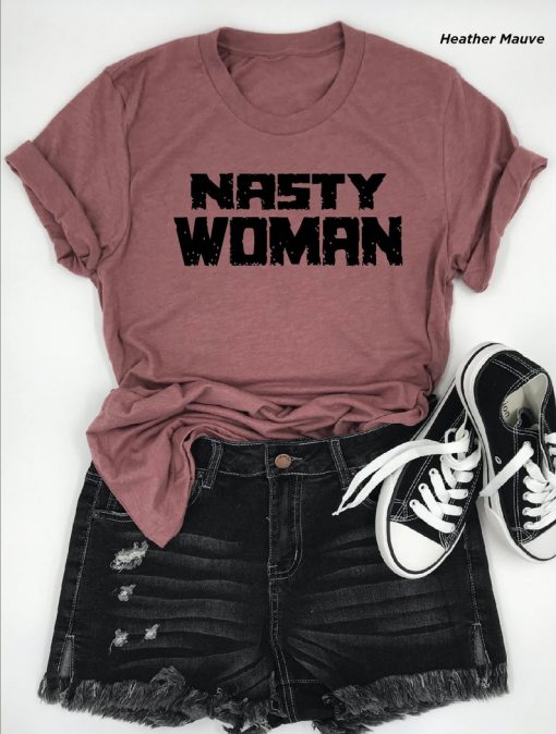 Nasty Woman Kamala Harris, Dump Trump, Nasty Woman Unite, Women's March on Washington, Hillary Clinton Debate t shirt RF