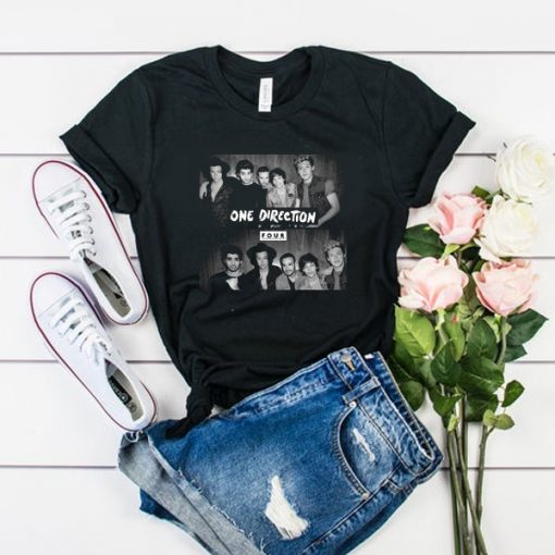 One Direction 1D Four Logo t shirt RF