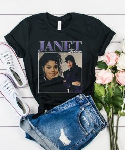 Portrait janet jackson graphic t shirt RF