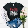 BLOOD For The Blood God Skulls For The SKULL ONE THR t shirt RF