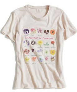 Language of flowers t shirt RF