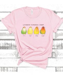 Lovebird Ripeness Chart t shirt RF