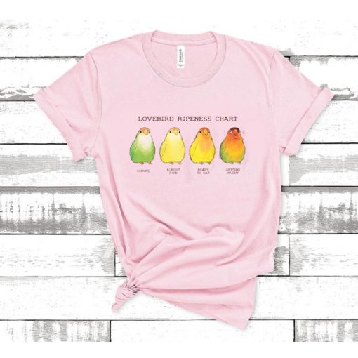 Lovebird Ripeness Chart t shirt RF