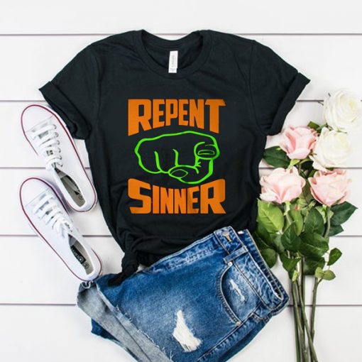 REPENT SINNER Punch t shirt RF