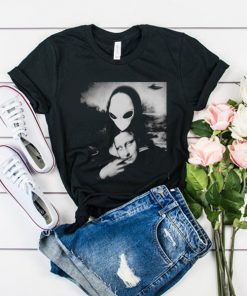 alien monalisa t shirt RF