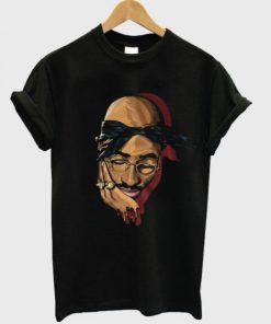 2Pac Painted t shirt RF