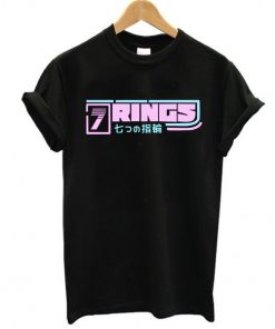 Ariana Grande 7 Rings Logo t shirt RF