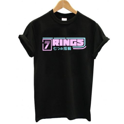 Ariana Grande 7 Rings Logo t shirt RF