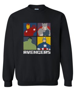 Avengers Assemble Black Sweatshirt RF