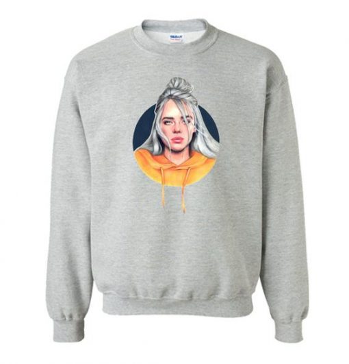 Billie Eilish Cartoon Art sweatshirt RF