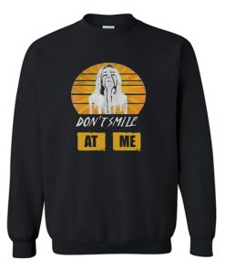 Billie Eilish Don’t Smile At Me Black Sweatshirt RF