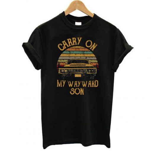 Carry On My Wayward Son t shirt RF