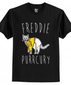 Freddie Purrcury Cat Parody t shirt RF