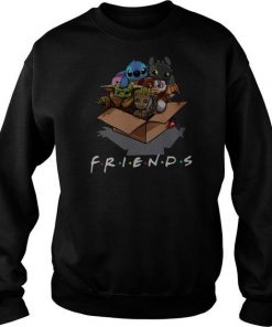 Full Team Baby Yoda Friends sweatshirt RF