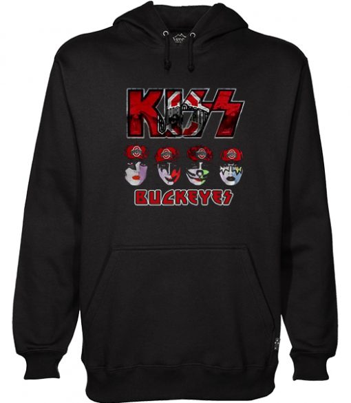 KISS Hotter Than Hell Ohio State Buckeyes Hoodie RF