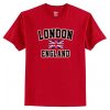 London England Flag Red t shirt RF