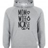 Mom Love Wife Nurse Hoodie RF