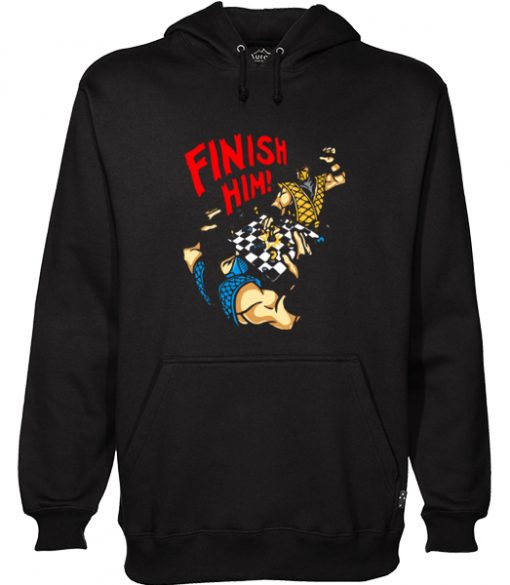 Mortal Combat Finish Him Hoodie RF