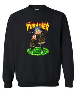 Rick and Morty Thrasher Sweatshirt RF