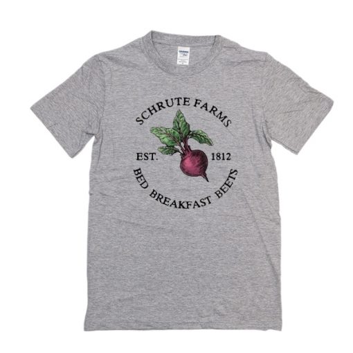 Schrute Farms Est 1812 Bed Breakfast Beets t shirt RF