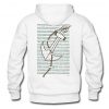 made me one day look throught it Blackout Poetry Back Hoodie RF