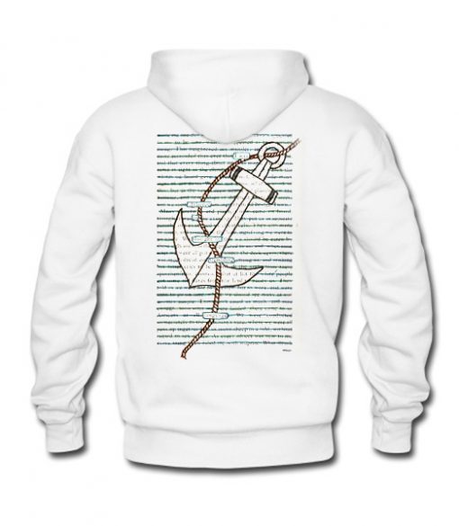 made me one day look throught it Blackout Poetry Back Hoodie RF