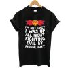 sailormoon i'm not lazy quotes t shirt RF