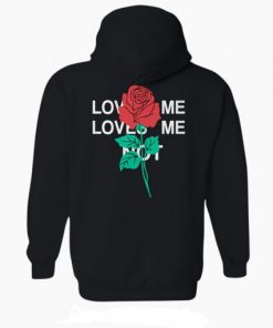 Black Loves Me Loves Me Not Hoodie KM