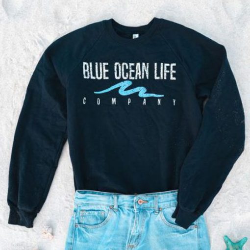 Blue Ocean Life sweatshirt RF