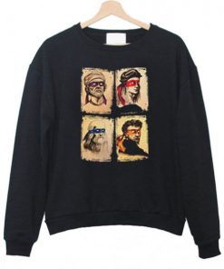 Donatello Raphael Leonardo Michelangelo Sweatshirt