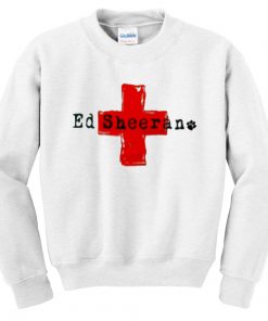 Ed Sheeran Red Cross Sweatshirt