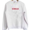 Girls Font Sweatshirt