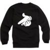 Mickey Mouse Hand Gun Sweatshirt