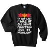 sailormoon i'm not lazy quotes sweatshirt RF