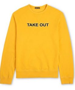 Take Out Yellow Sweatshirt